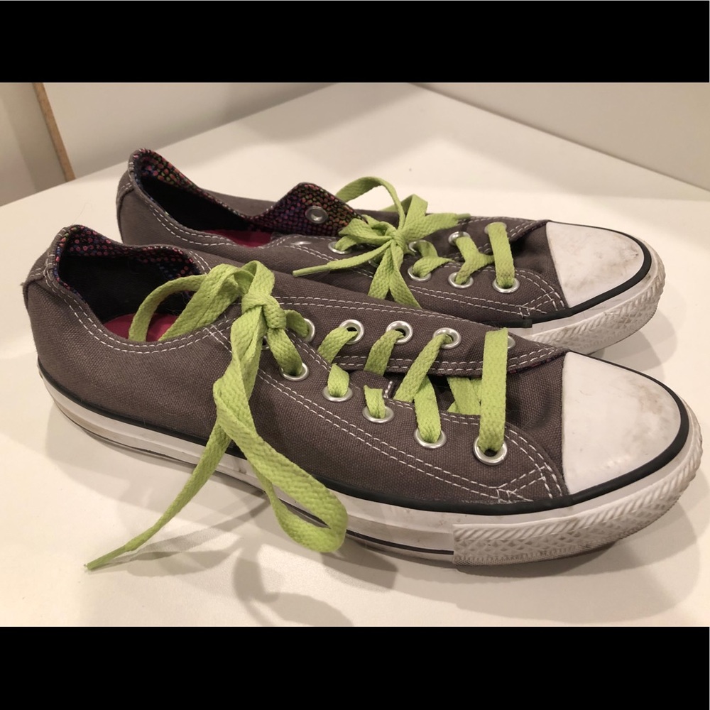 Grey Converse All Star Sneakers